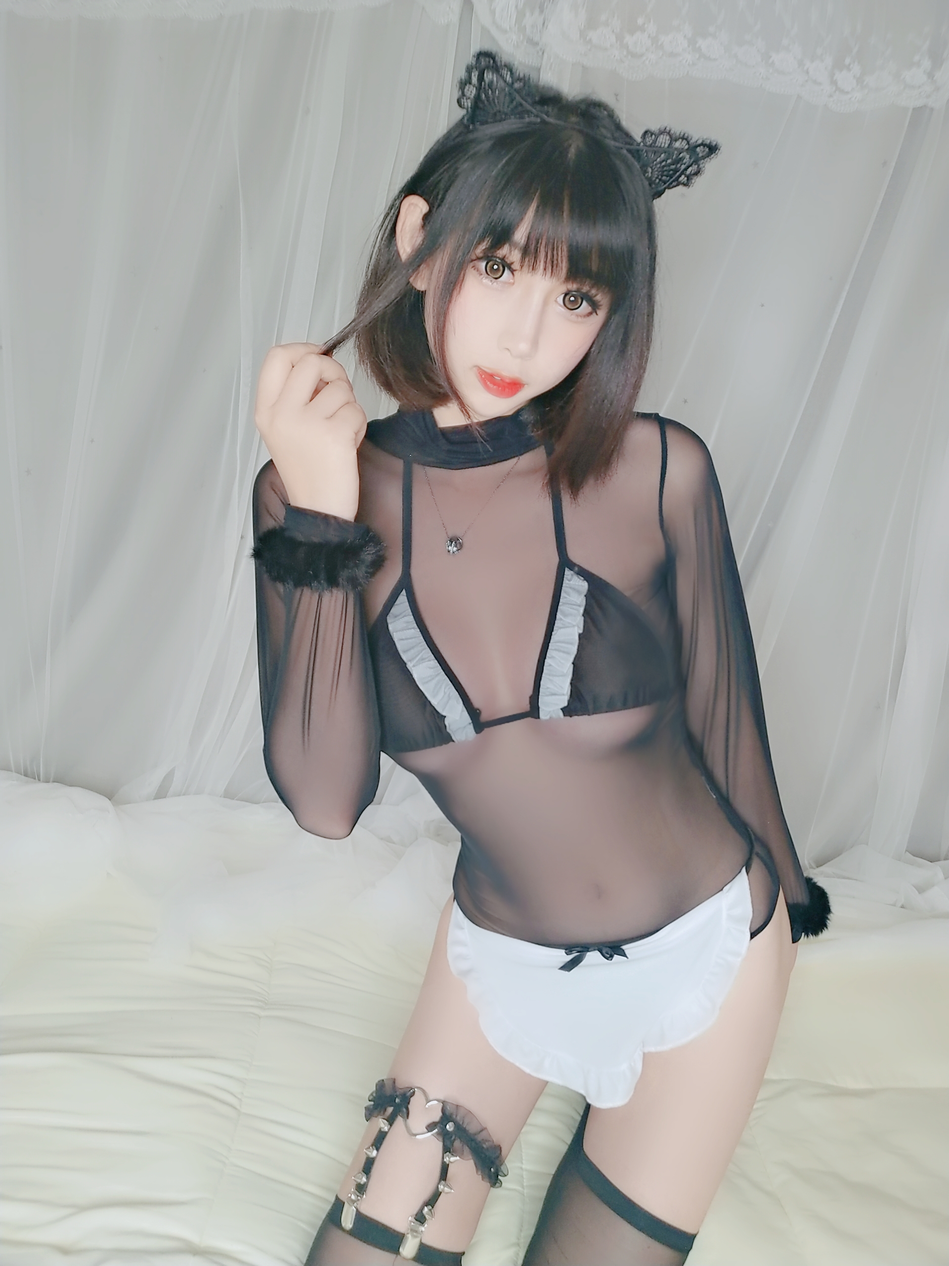 图片[29]-黑米粥 NO.005 – 黑猫 [40P+1V117M]-六色网