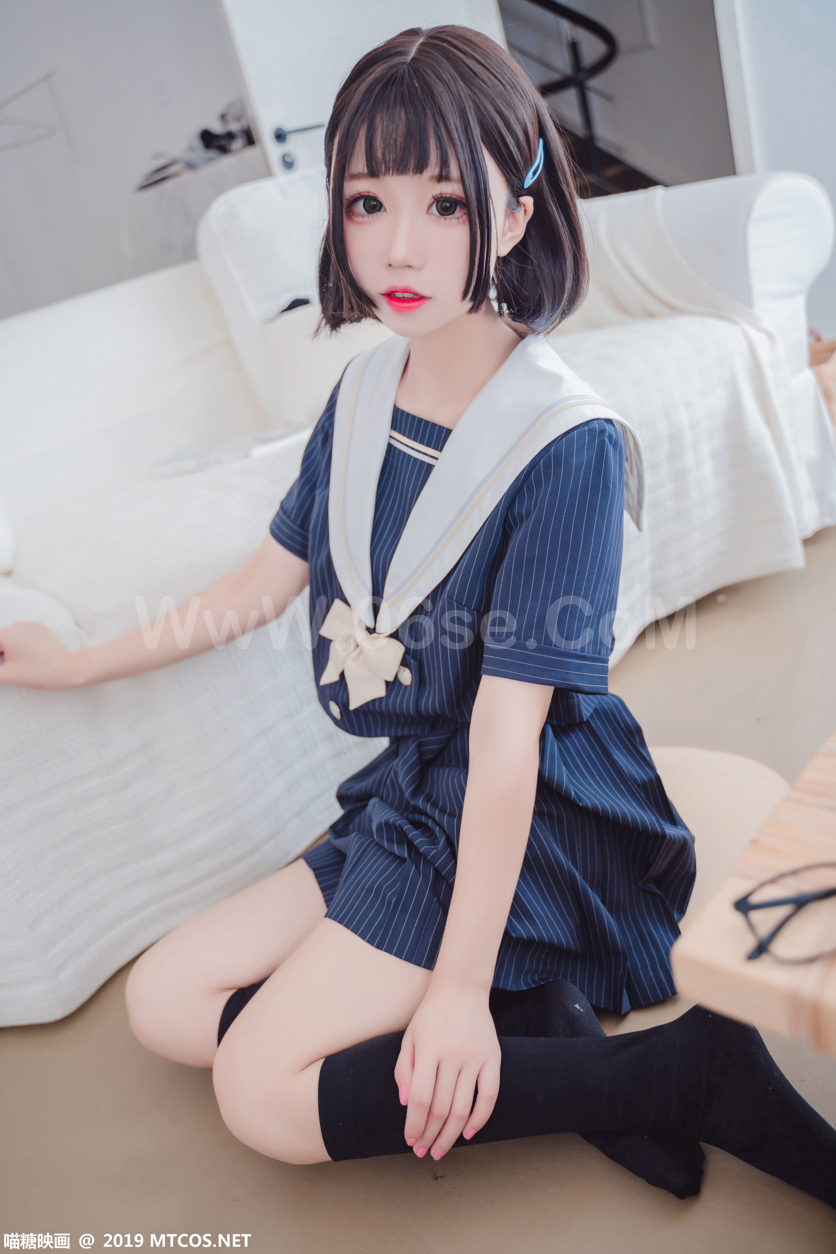 图片[24]-[MTCos] 喵糖映画 Vol.013 JK制服-六色网