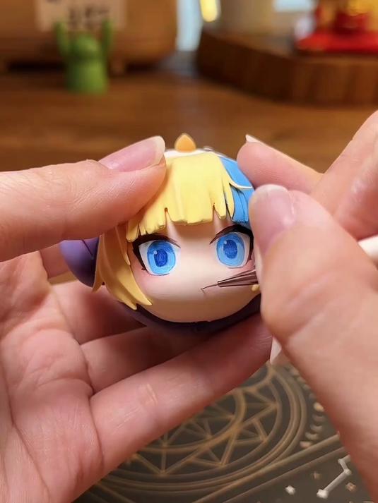 做了一个老公最喜欢的手办,他说是生日蛋糕