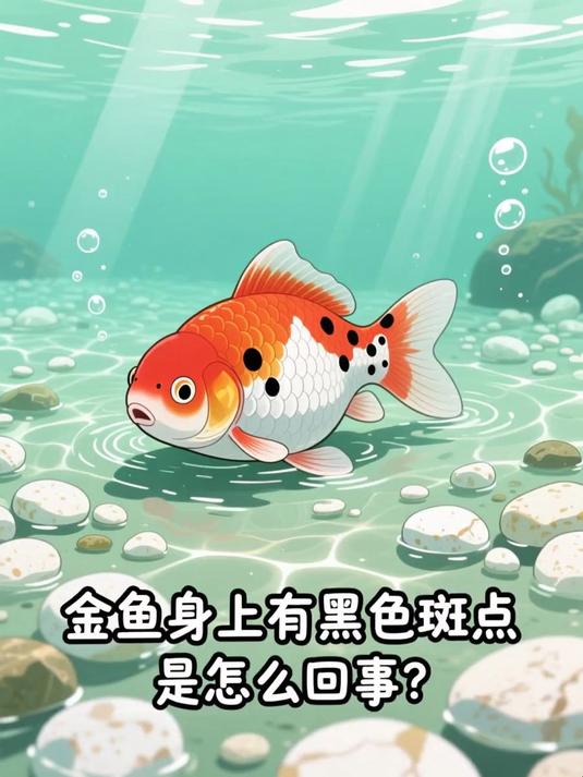 金鱼身上有黑色斑点是怎么回事 #健康扬帆季#