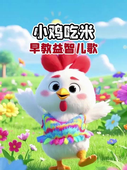 早教益智儿歌《小鸡吃米》完整版