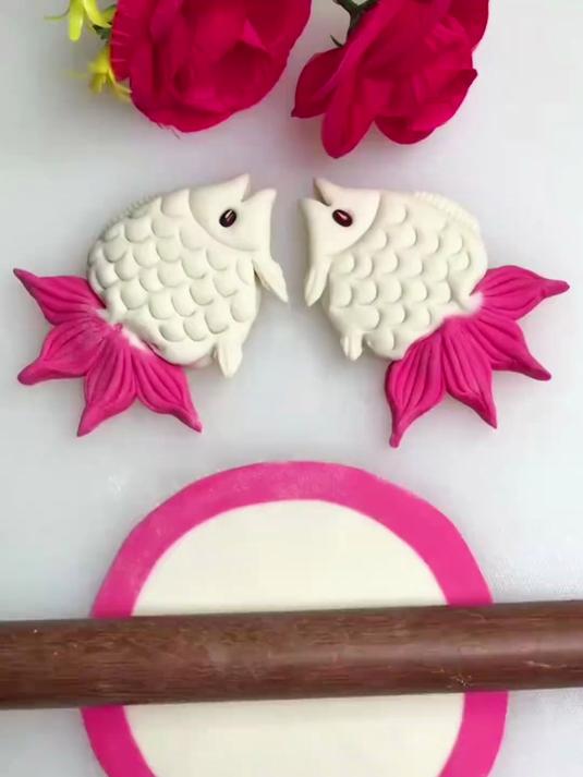 小鱼馒头这样做太好看了#花样面食制作#