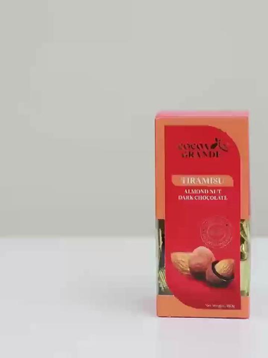 马来西亚进口提拉米苏黑巧克力盒装,送礼佳品 进口巧克力 巧克力