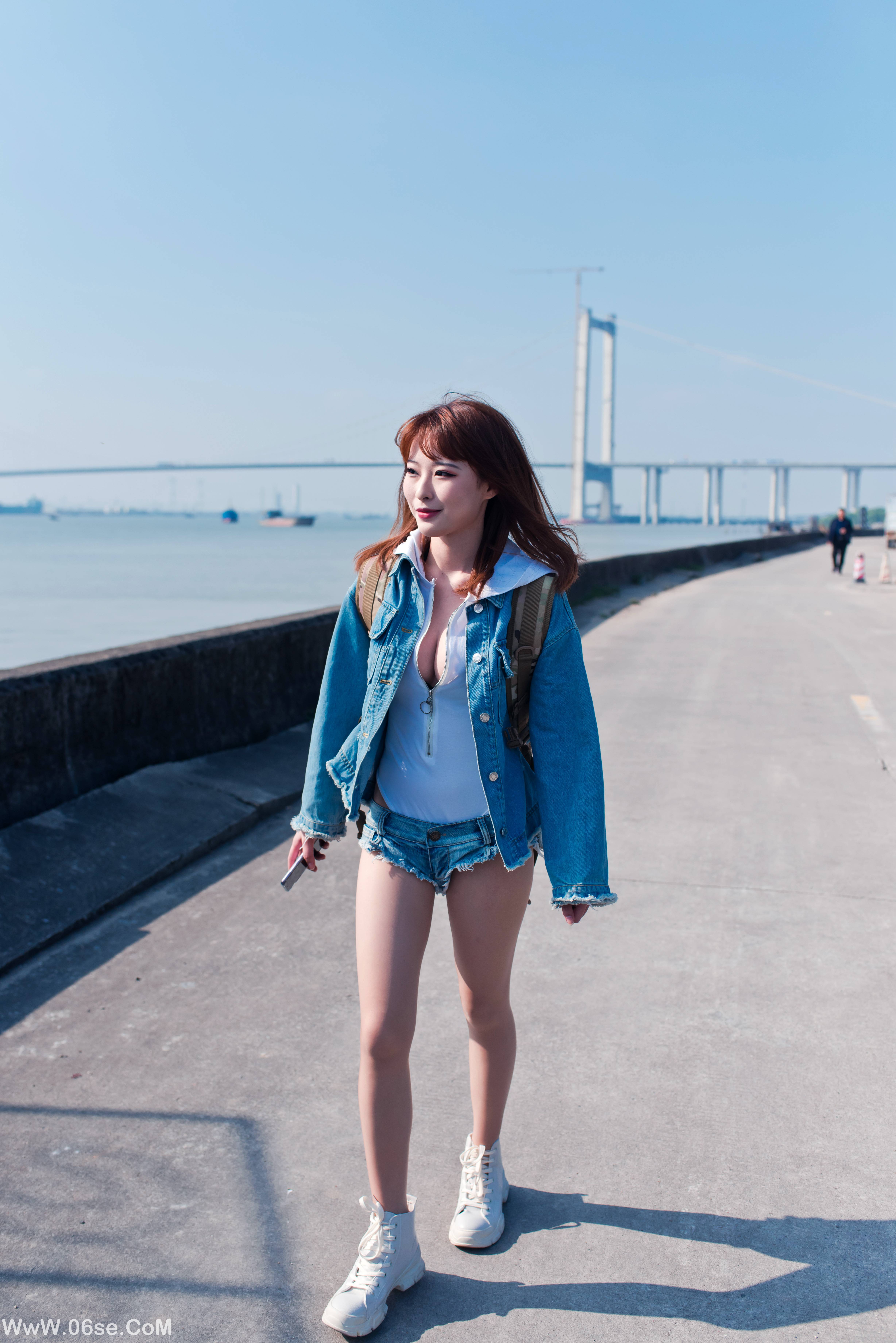 图片[102]-清水由乃 NO.003 御风街拍 轻水海鸥岛RS牛仔街拍 [413P2.81G]-六色网