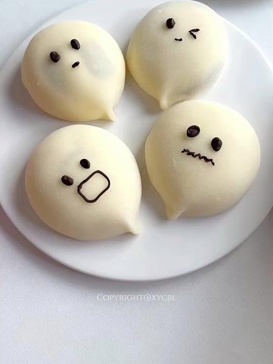 万圣节限定 幽灵奥利奥雪媚娘 巨巨好吃！