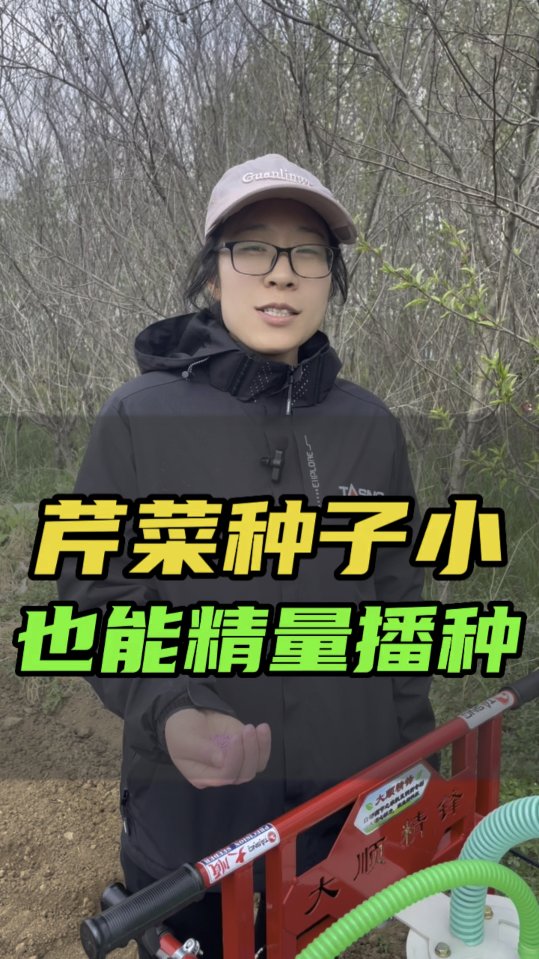 芹菜种子小也能精量播种