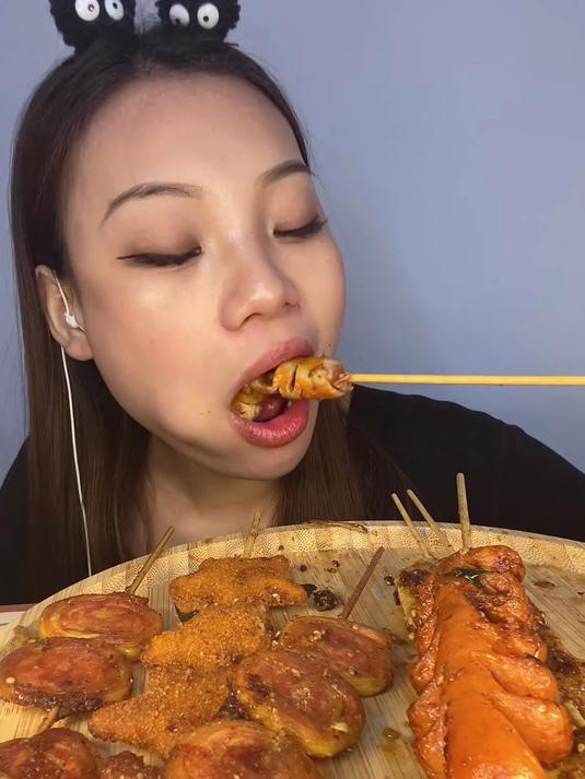 炸串油炸蔬菜串串油炸丸子