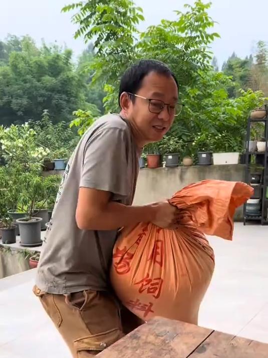 老刘去鲜榨纯正菜籽油了 自己种的是不一样