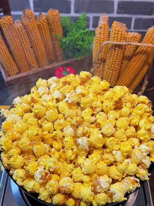 电影院味道奶油爆米花,自己在家就可以做