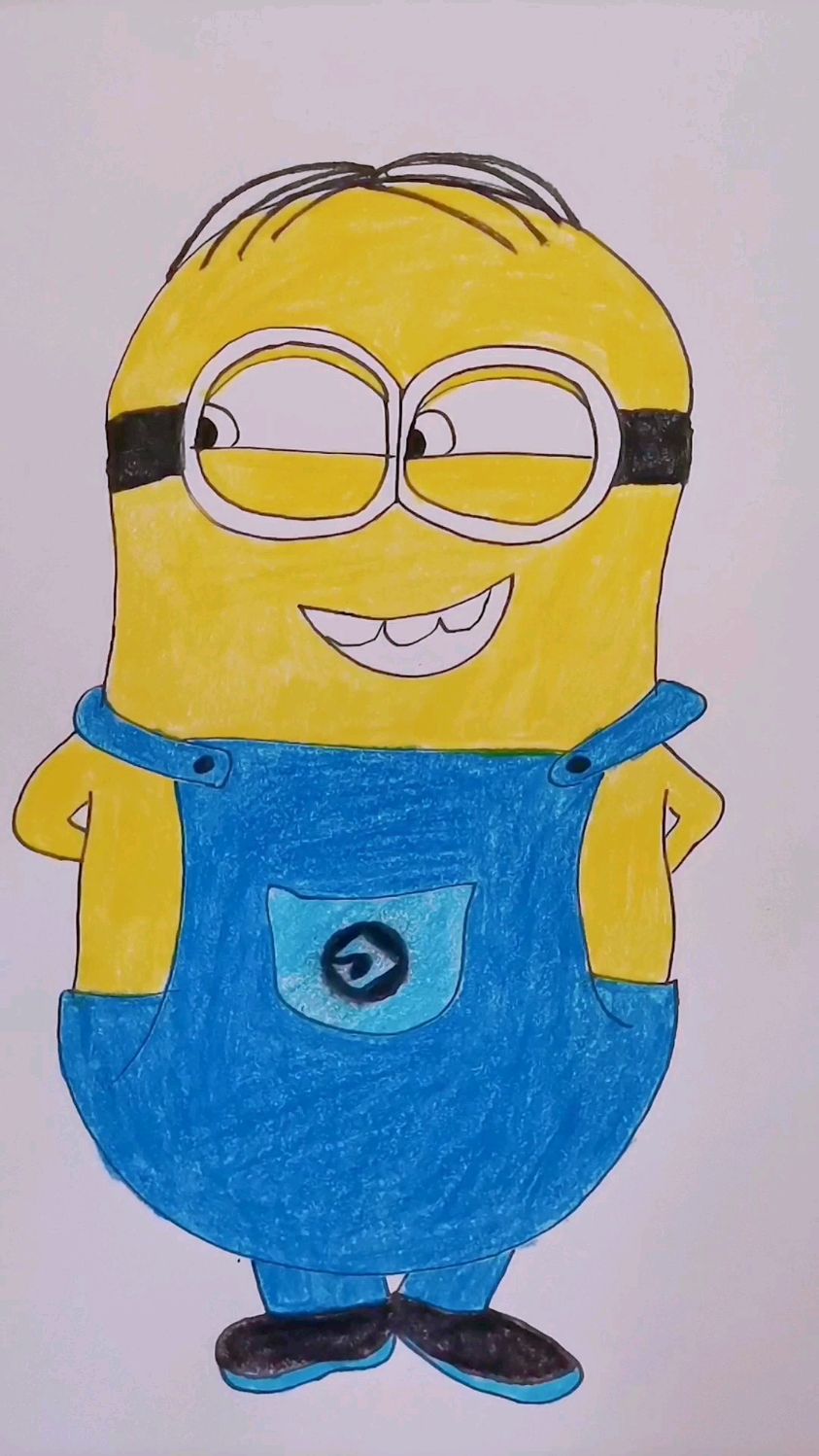 简笔画之萌萌哒小黄人