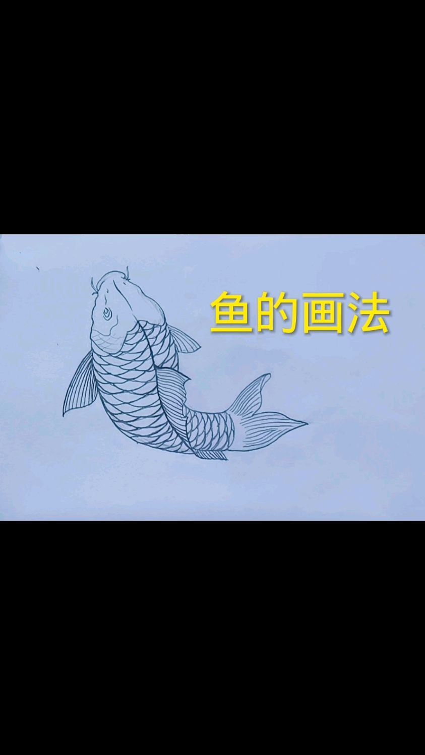 儿童卡通简笔画—小鱼的画法