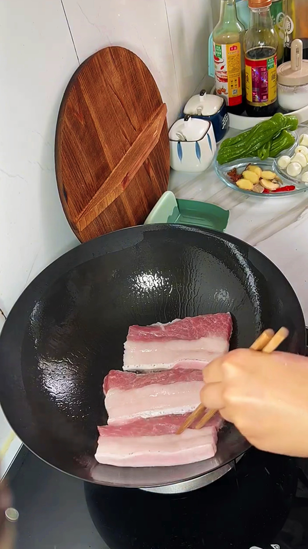 干煎五花肉的做法