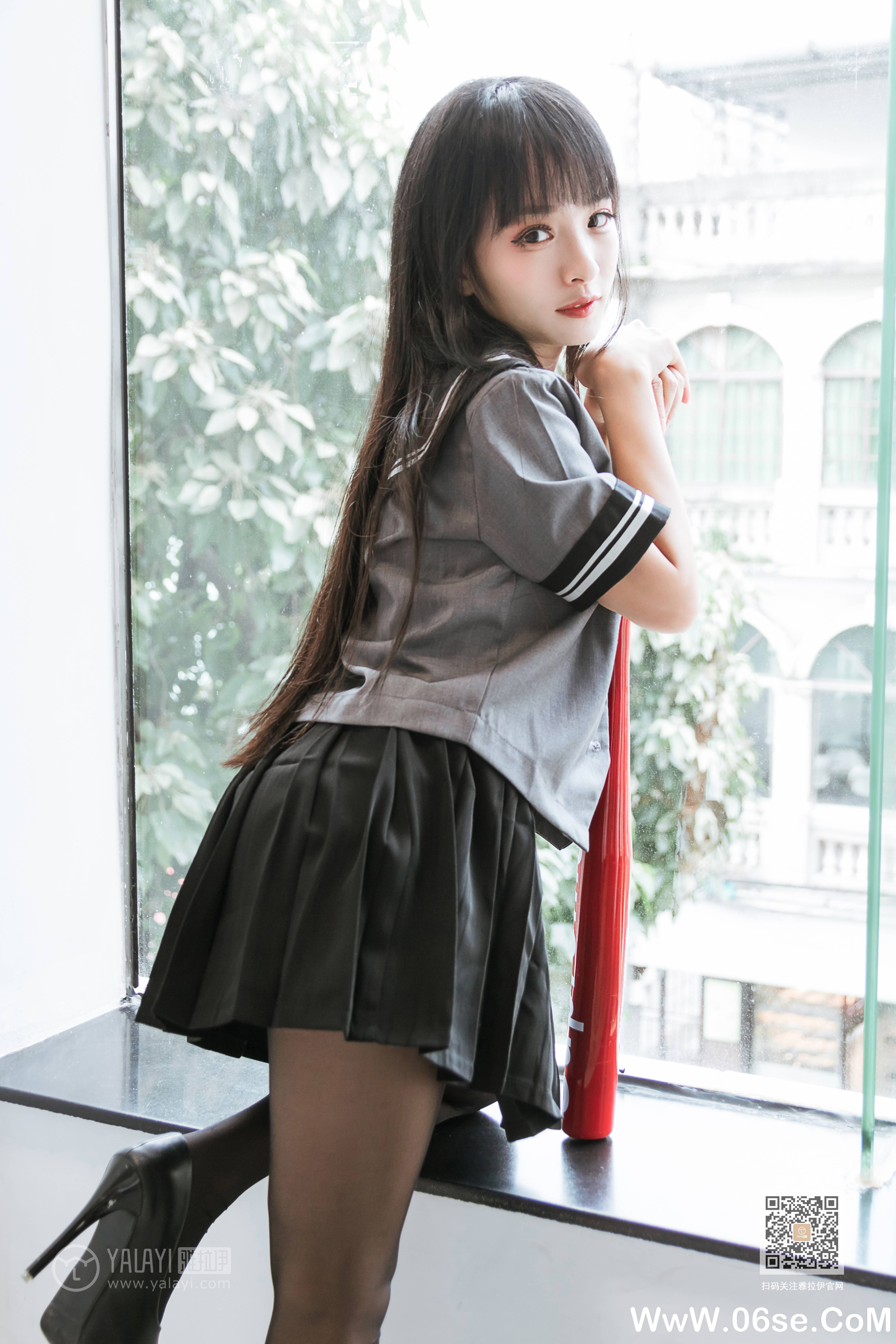 图片[21]-[YALAYI雅拉伊] 2020.04.10 NO.600 艾丽《疯狂的jk学妹》[42P+1P379M]-六色网