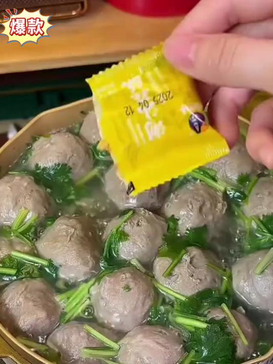 不用去广东也能吃到好吃的潮汕牛肉丸了,Q弹劲道 汤都不剩