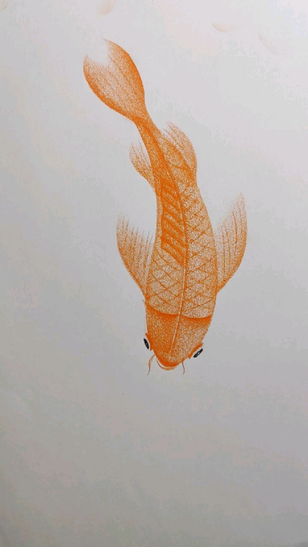用油画棒画鱼的新画法,简单易学