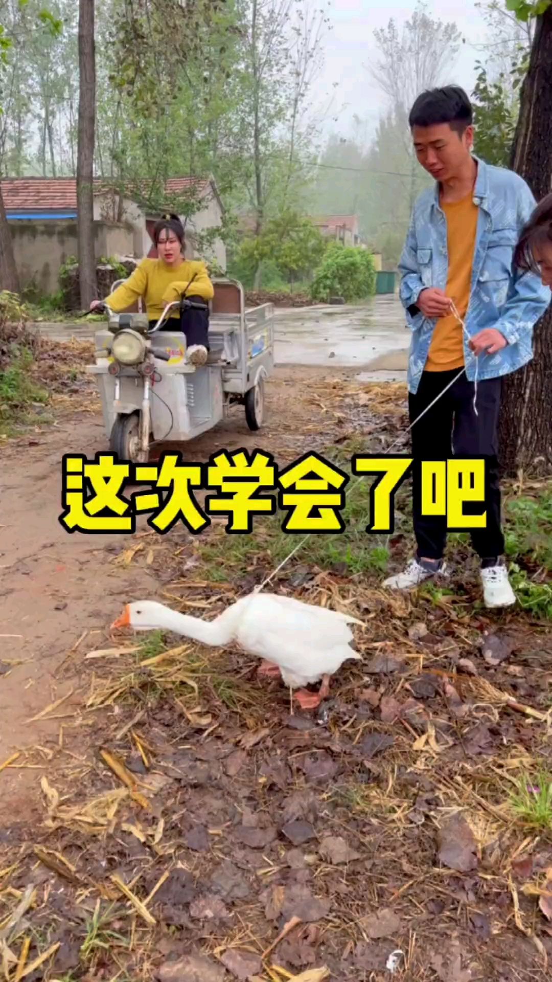 大家一定得注意看,做好防范措施。都学会了吗?学会的今晚吃大鹅!