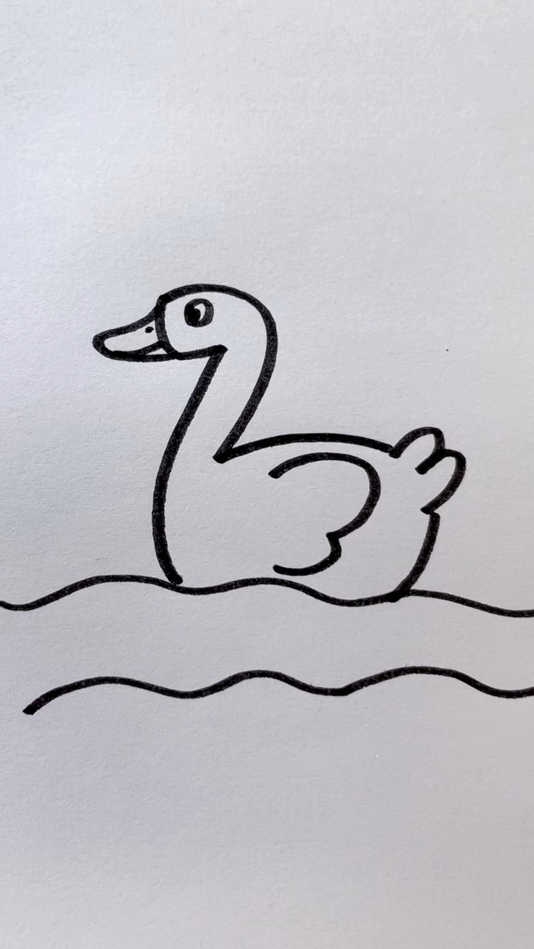 简单的鸭子画法