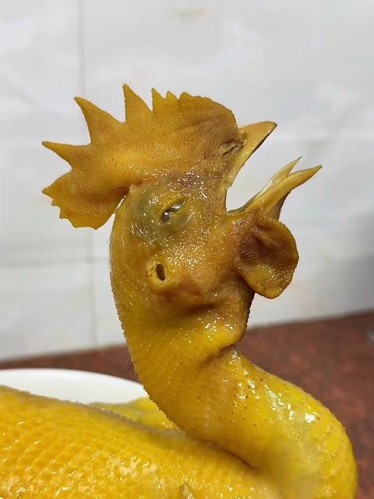 过年过节的拜神鸡,简单的定型方法#家常美食#