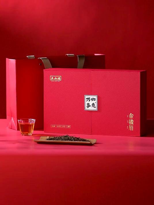 正山瑞万事如意金骏眉红茶,口感醇厚,寓意也贴心