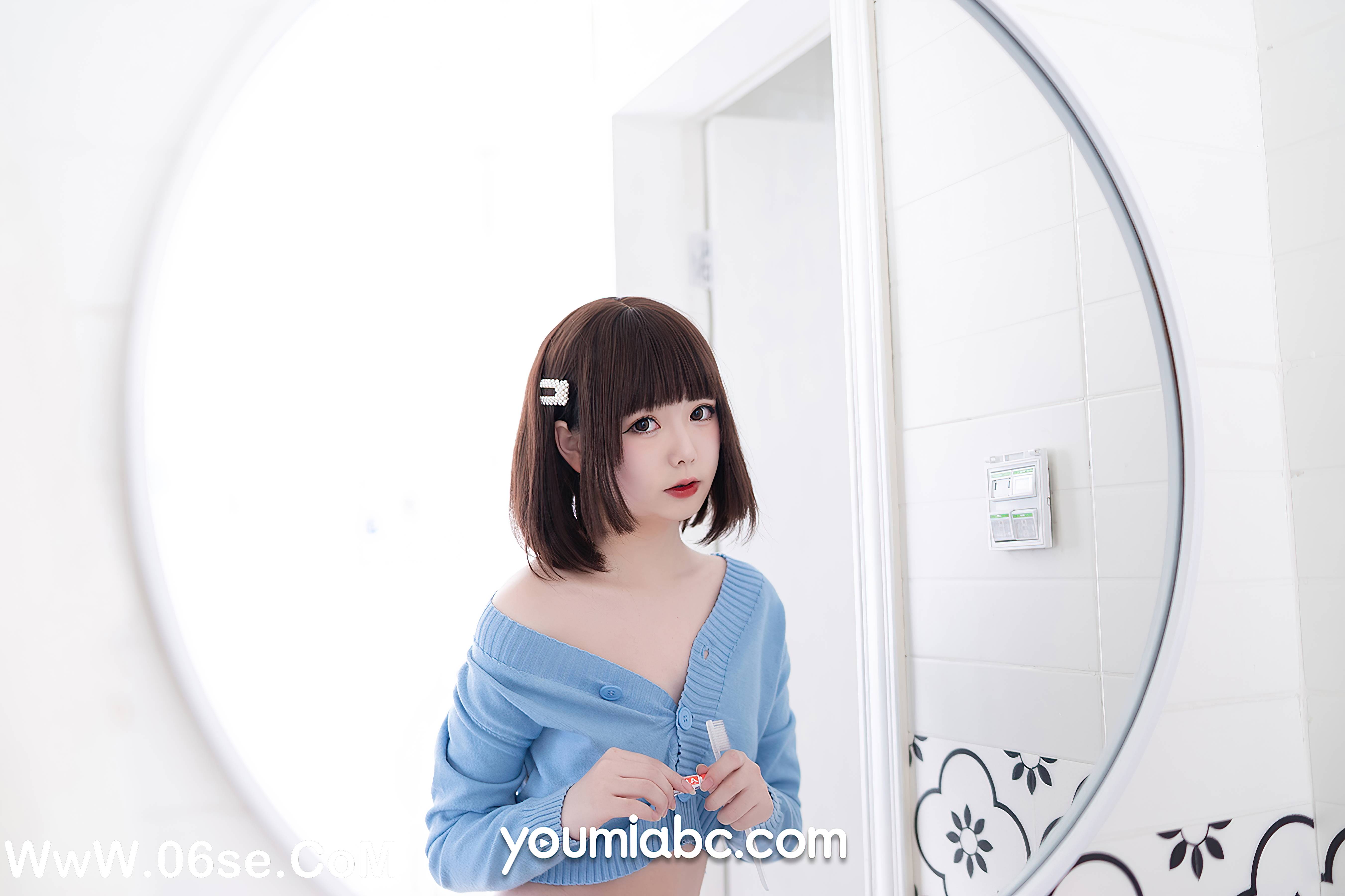 图片[7]-[YouMi尤蜜] 2020.11.30 薄荷蓝之夏 向小圆[34+1P511M]-六色网