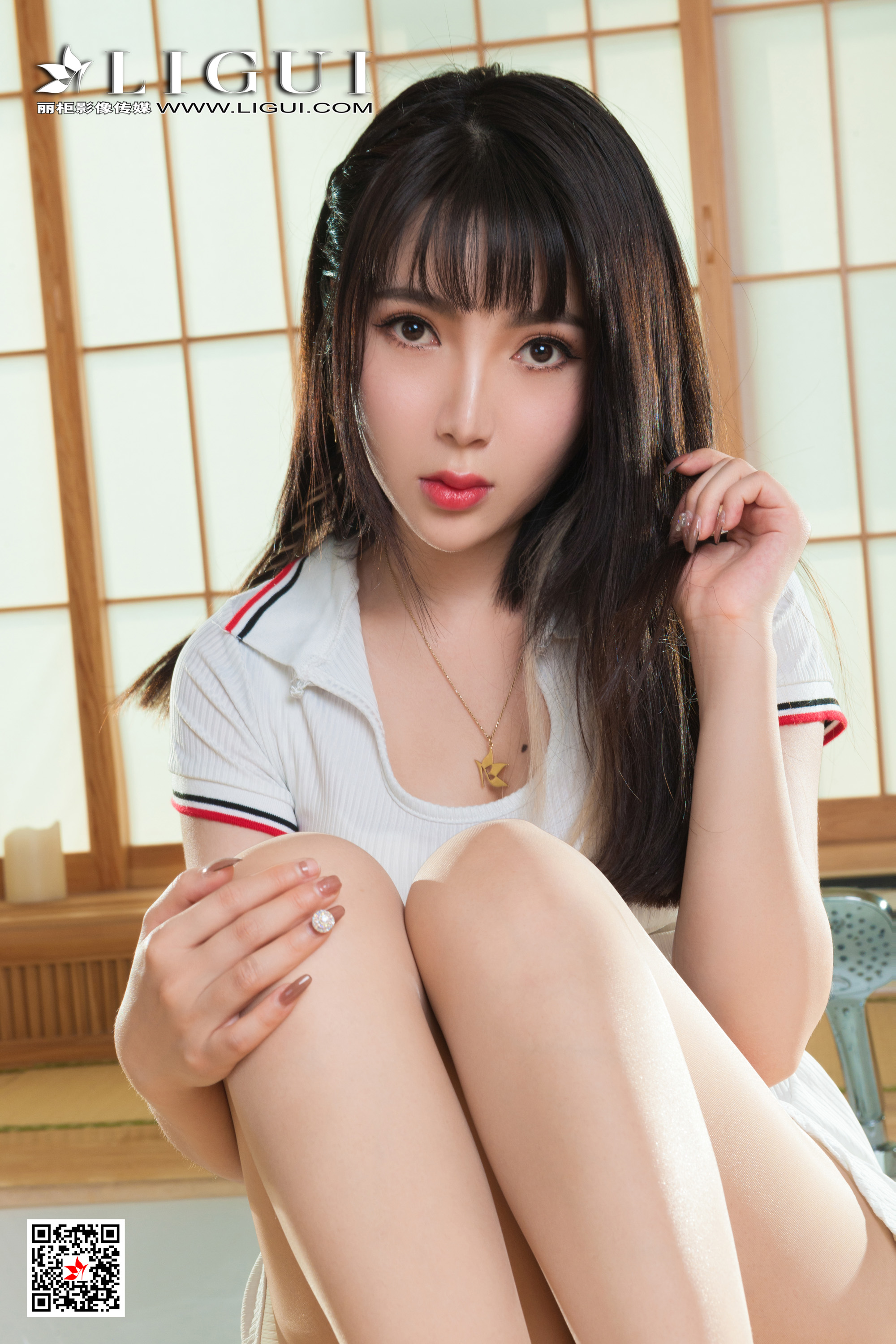 图片[3]-[Ligui丽柜] 2021.06.09 网络丽人 Model 小七-六色网