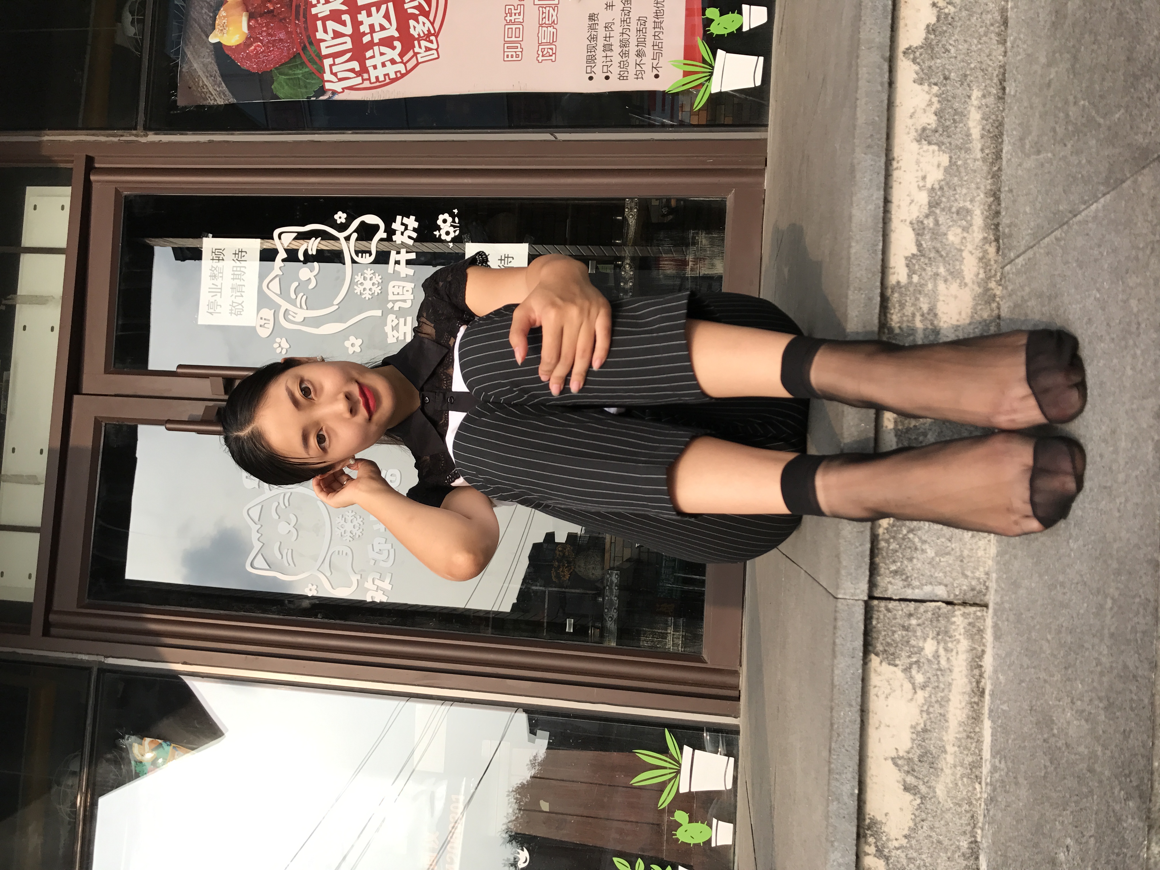 图片[166]-学妹校园寝室短丝系列028期 马欢[190P365M]-六色网