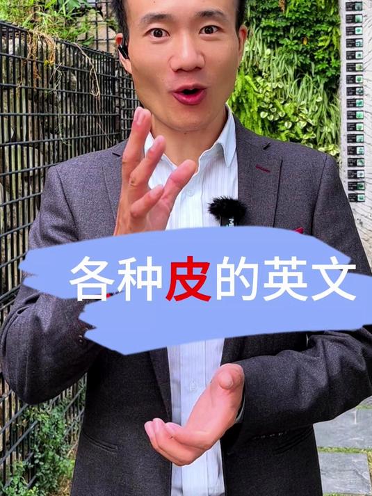 各种皮的英文