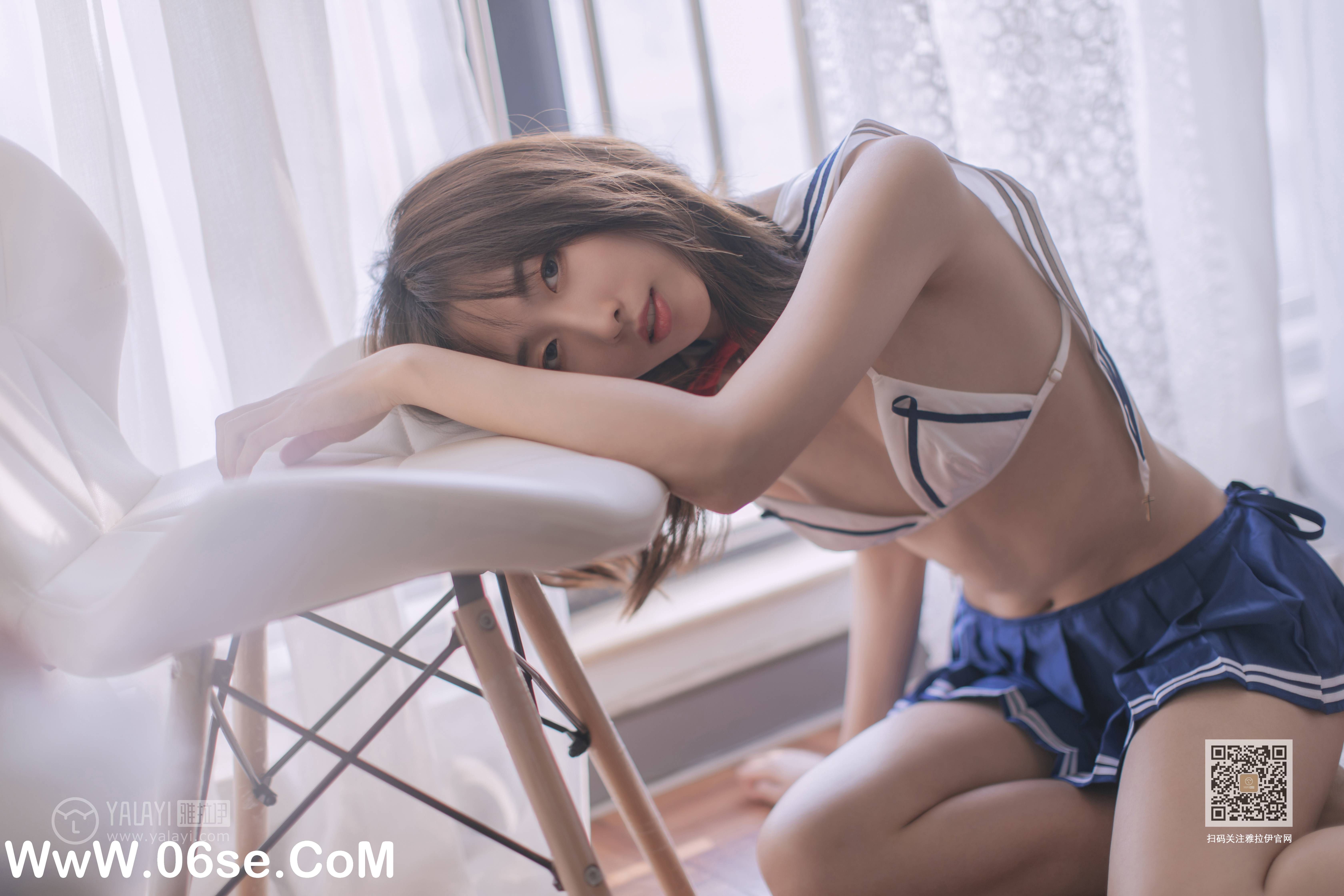 图片[13]-[YALAYI雅拉伊] No.449 佳佳的水手梦 佳佳-六色网