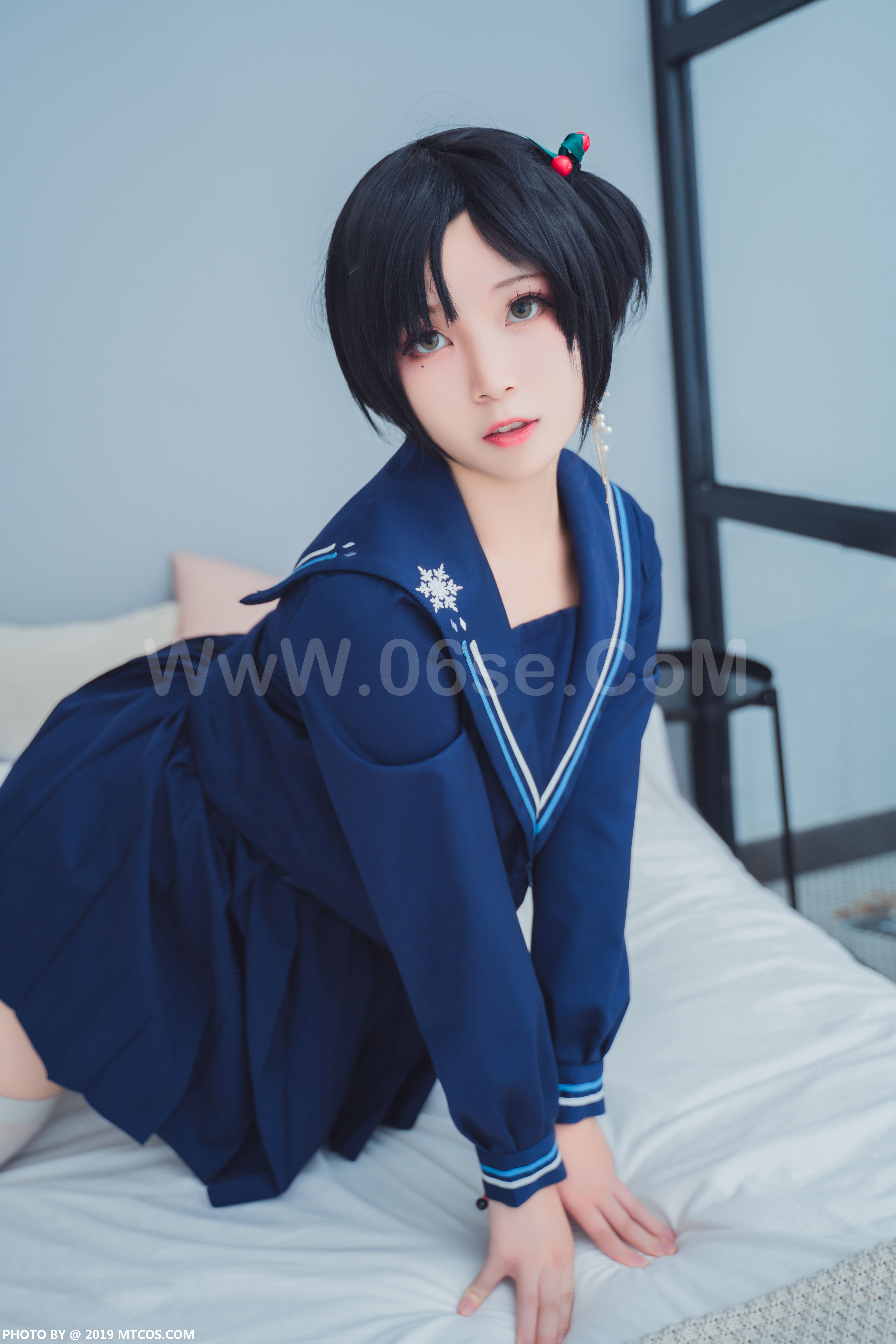 图片[11]-[MTCos] 喵糖映画 Vol.010 大眼JK妹-六色网
