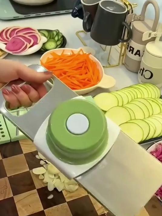 厨房懒人切菜神器 家用刨丝擦丝切片一体 多功能设计省时又省力