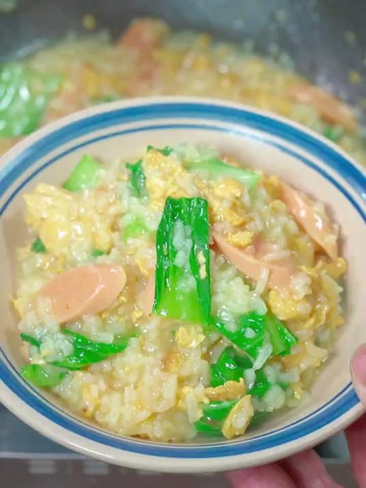 孩子爱吃的鸡汤泡饭