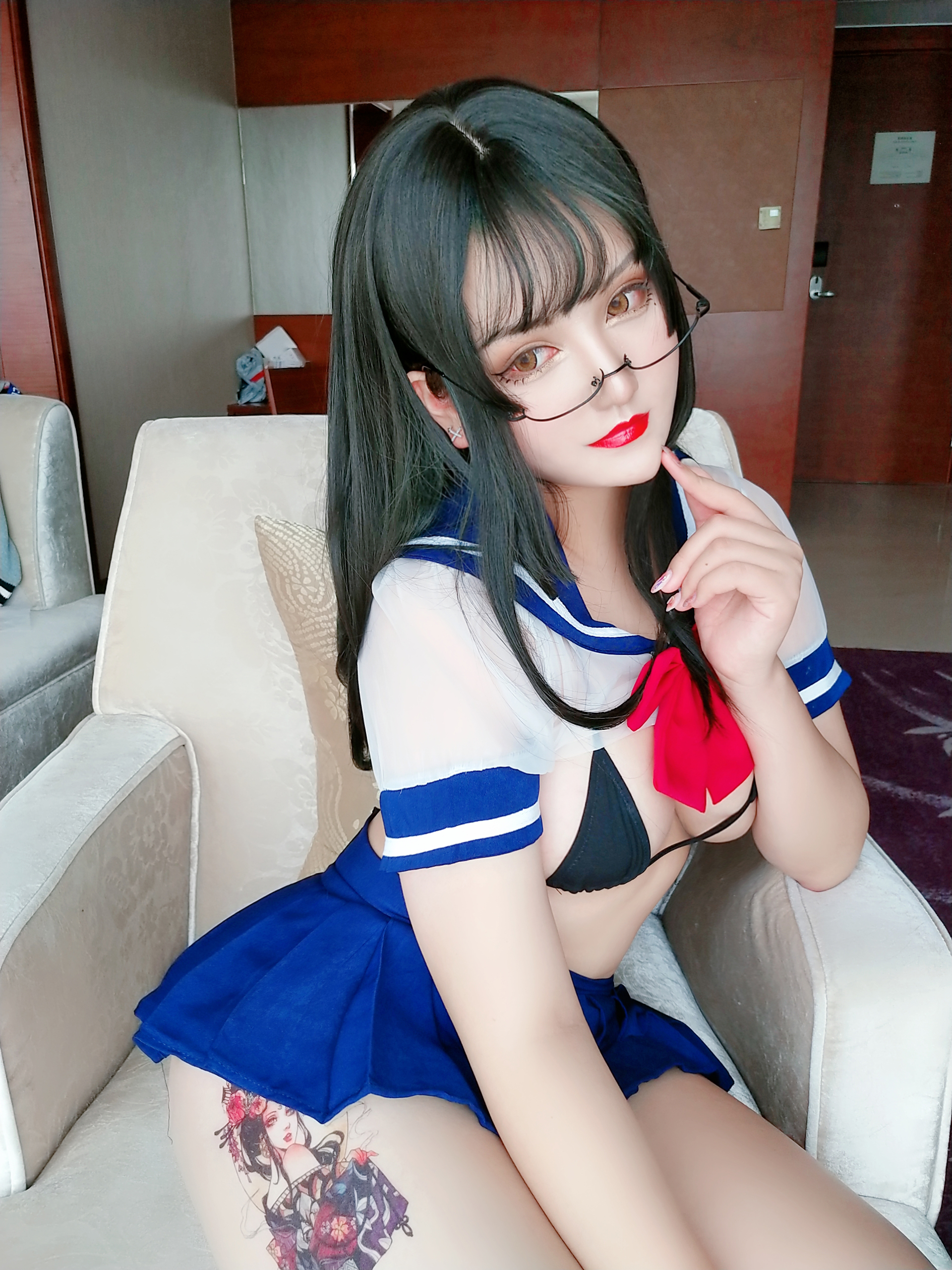 图片[6]-夏鸽鸽不想起床 NO.008 – 透明JK[36P68M]-六色网