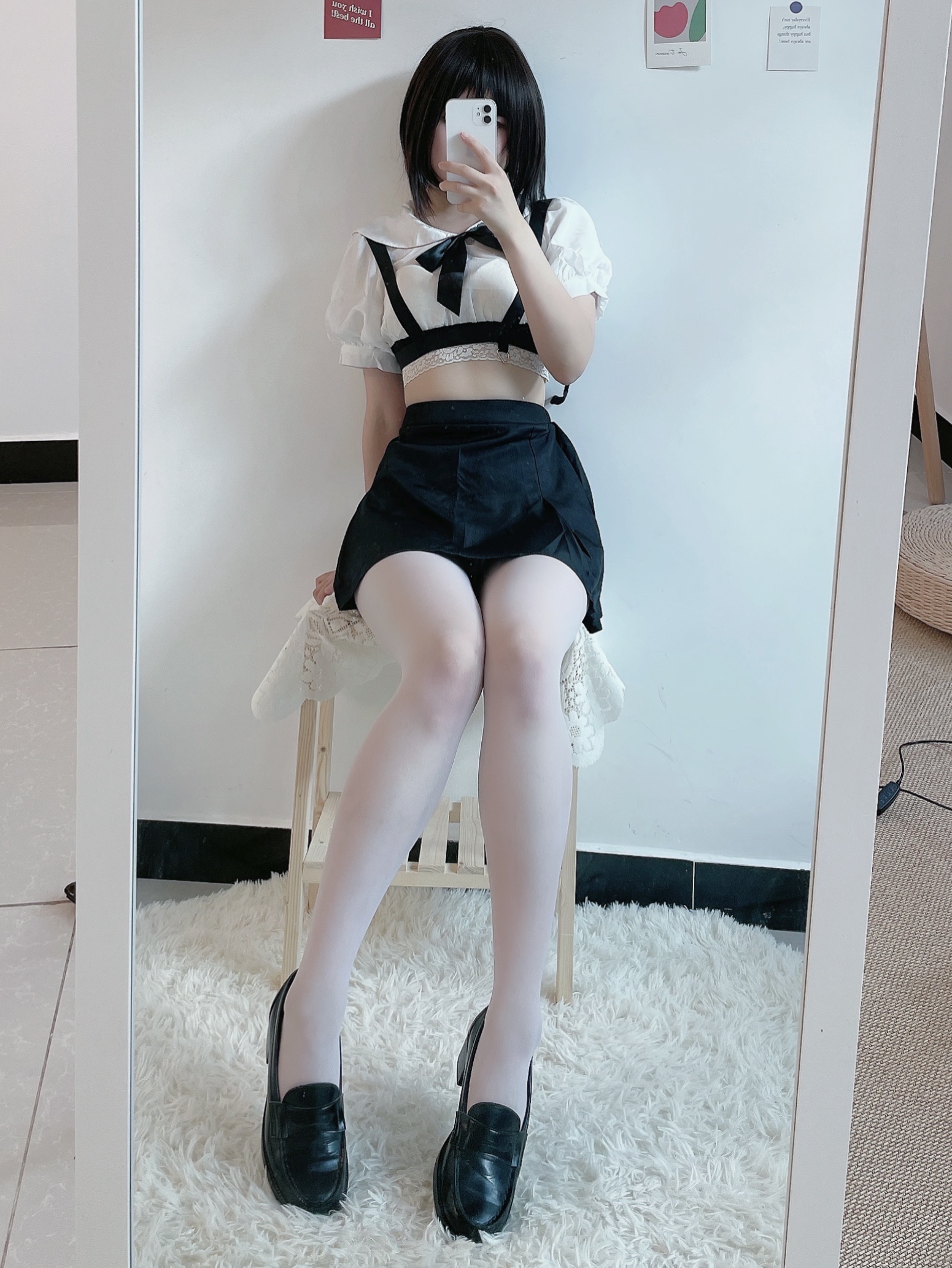 图片[10]-田璐璐 NO.003 — 白丝短裙[100P+3V190M]-六色网