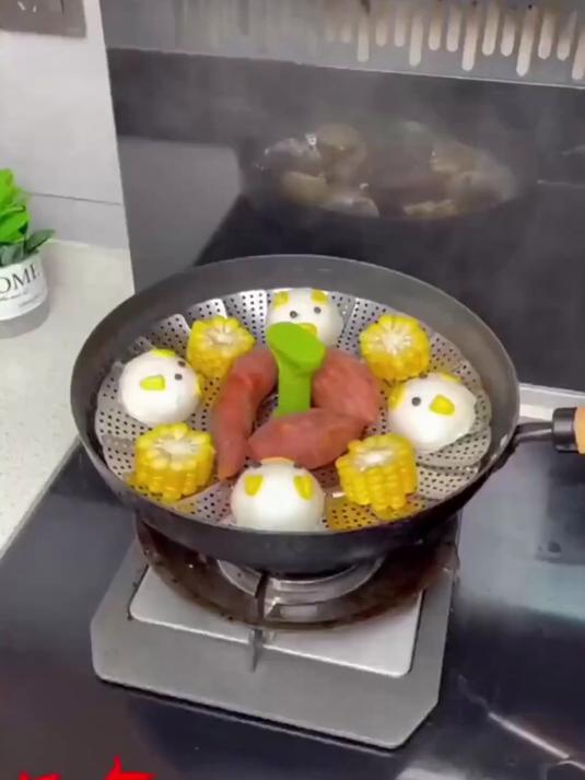 你见过这样的不锈钢蒸架吗,太好用了