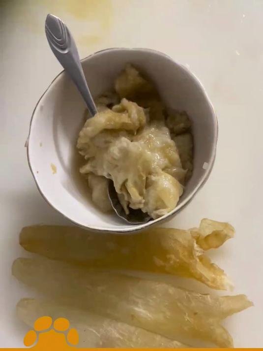 女子花高价在网上购买花胶,结果煮完才发现是假货