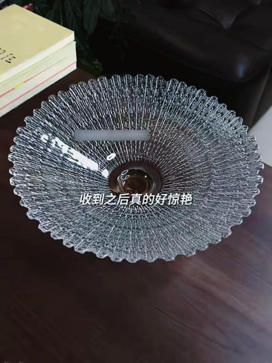 家里经常来客人的,这个玻璃果盘一定要安排上