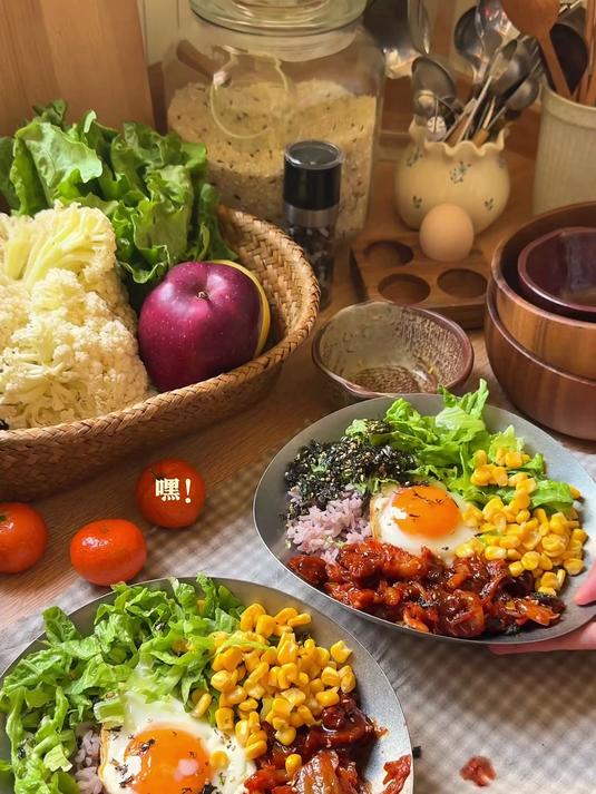 15 分钟健康泡菜五花肉拌饭！倒掉油脂，减脂也能炫