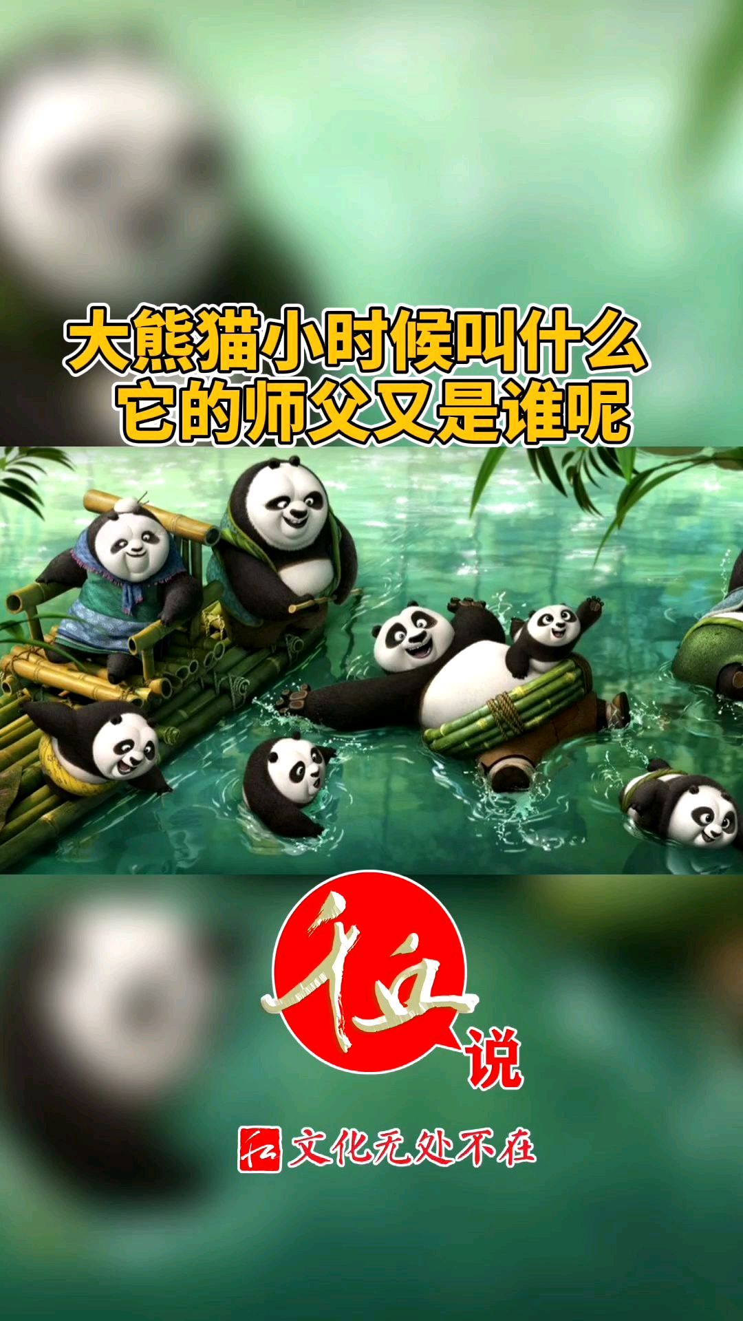 大熊猫小时候叫什么 它的师父又是谁呢