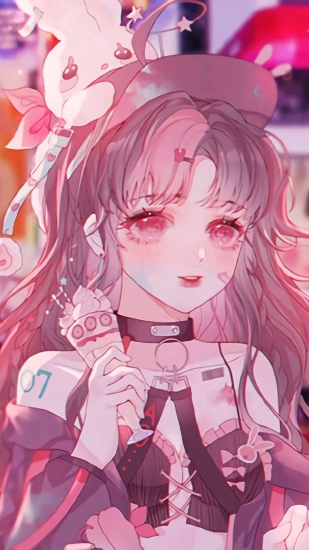 一组唯美的动漫女生头像
