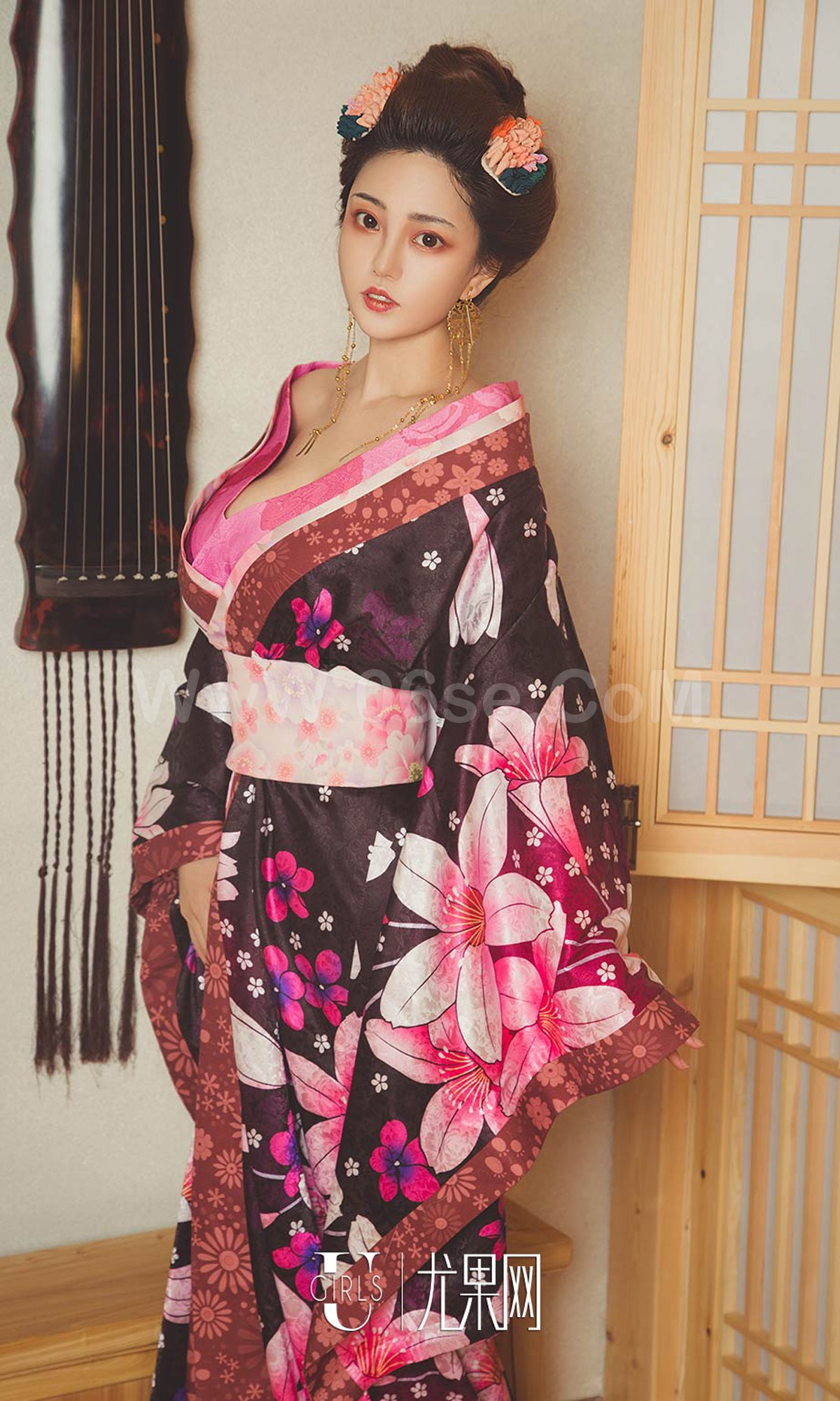 图片[7]-[Ugirls爱尤物] No.1170 Chen Guo Guo (陈果果) & Meng Shi Duo (孟十朵) & Qiu Qiu (球球)-六色网