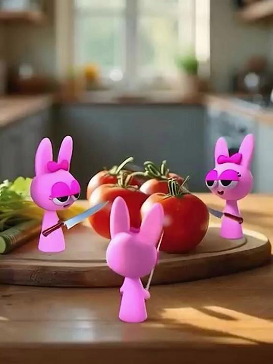 玉米动漫:小粉的汉堡