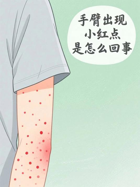 手臂出现小红点是怎么回事 #健康扬帆季#