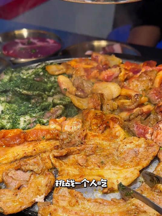 一个人吃五十多块一位的自助烤肉,看看我这个小鸟胃能不能吃回本