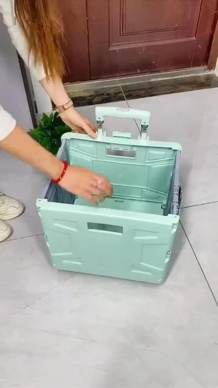 颜值超高的买菜购物车来了,买菜购物取快递都能用,超级方便