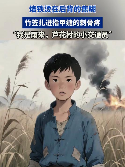 “烙铁烫在后背的焦糊,竹签扎进指甲缝的刺骨”,我是小雨来