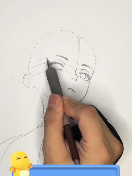 如何画动漫人物头发