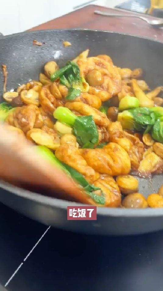 双菇炒面筋的做法