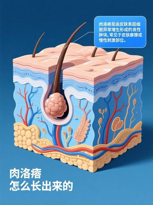 肉疙瘩怎么长出来的