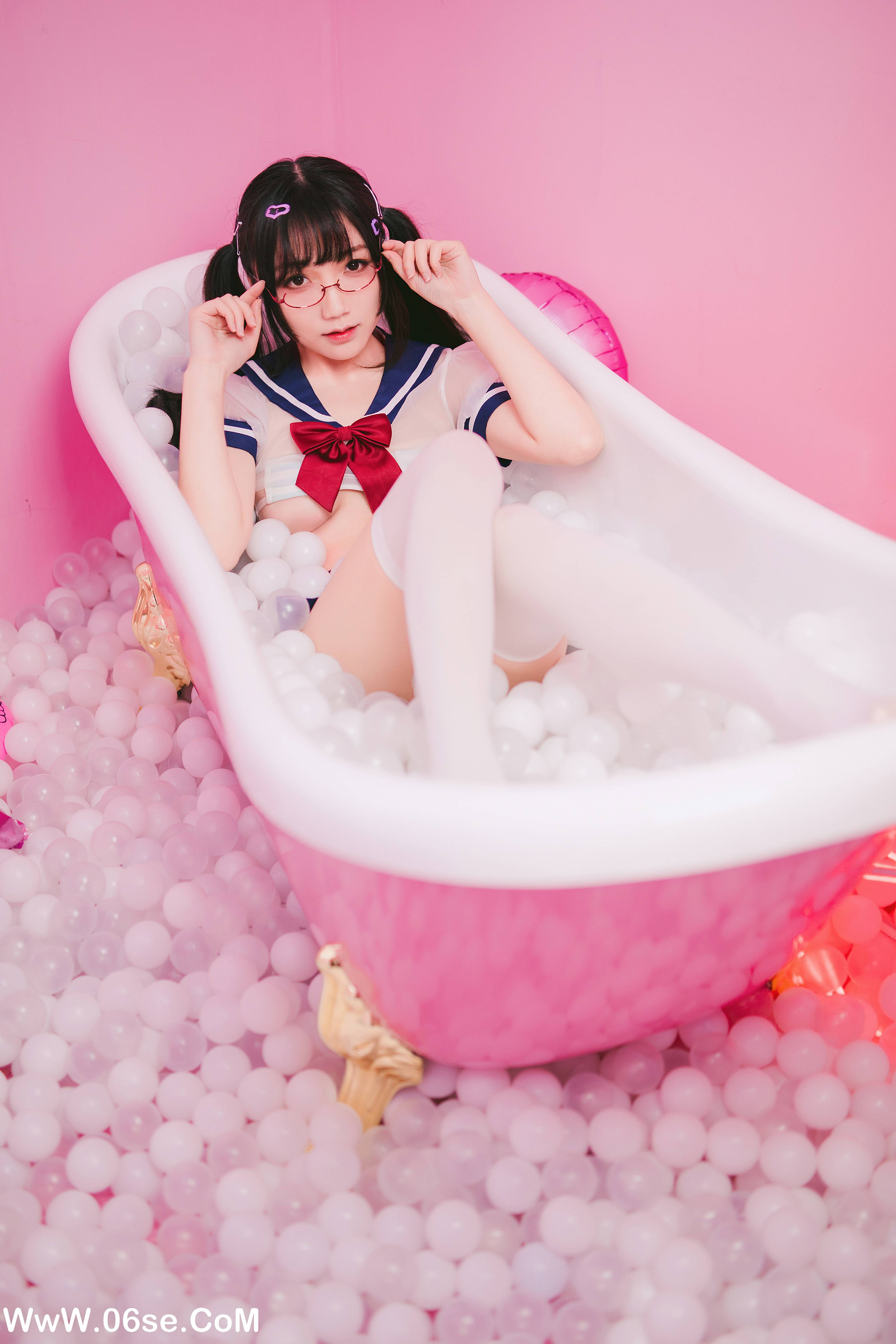 图片[9]-真央Mao NO.003 – 浴缸JK [18P193M]-六色网