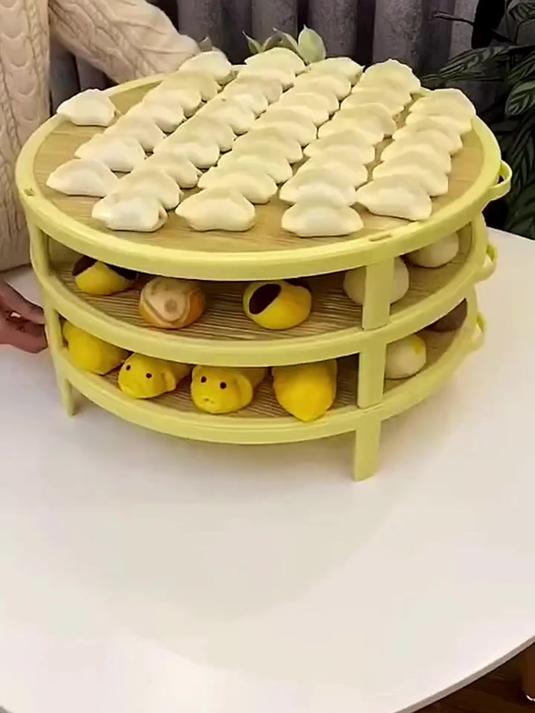 这款用竹子编织的饺子帘很不错,做工精细,有包边设计,放饺子好